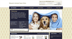 Desktop Screenshot of mooresanimalcareclinic.vetstreet.com