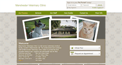 Desktop Screenshot of manchestervetclinic.vetstreet.com