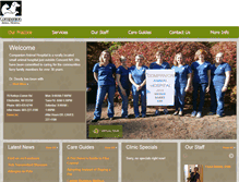 Tablet Screenshot of companionanimalhospitalnh.vetstreet.com
