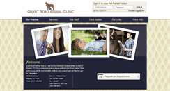 Desktop Screenshot of grantroadanimalclinic.vetstreet.com