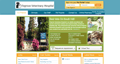 Desktop Screenshot of firgrovevets.vetstreet.com