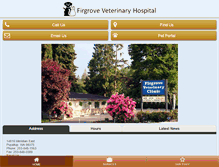 Tablet Screenshot of firgrovevets.vetstreet.com