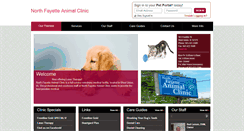 Desktop Screenshot of northfayetteanimalclinic.vetstreet.com