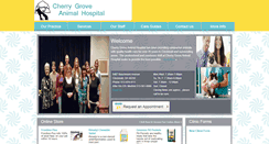 Desktop Screenshot of cherrygroveanimalhospital.vetstreet.com
