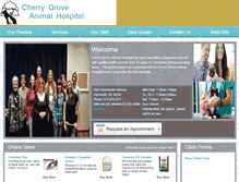 Tablet Screenshot of cherrygroveanimalhospital.vetstreet.com