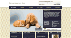 Desktop Screenshot of glenvilahvetclinic.vetstreet.com
