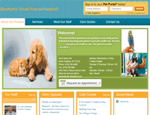 Tablet Screenshot of chathamsmallanimal.vetstreet.com